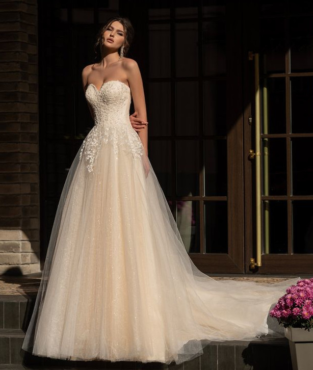  Divine sparkling Wedding dress, Κωδ. Ariadne